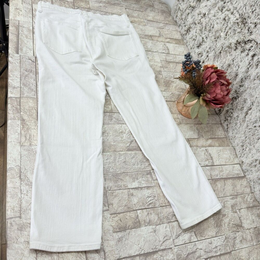 Crew Women's Jeans Sz 29P Slim-Straight Denim | Vintage Wash White - Picture 11 of 16
